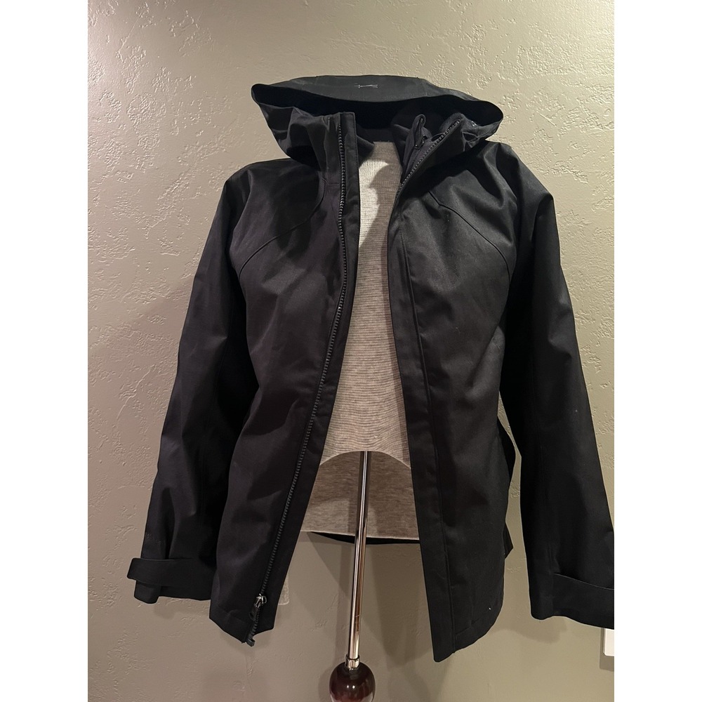 Under Armour Storm SIENNA 3 Season In 1 Winter Hooded Black JACKET Womens M